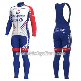 Tenue Maillot M/L + Collant à Bretelles 2018 FDJ N001